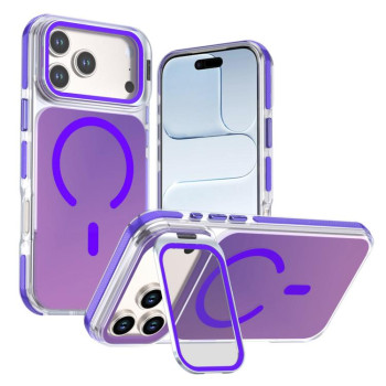 Магнітний чохол Chameleon Gen2 з захистом камери та підставкою на iPhone 18 Pro Max — фіолетовий