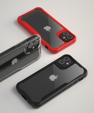 Противоударный чехол X-Fitted X-DEFENDER Classic Version для  iPhone 12 Pro Max -красный