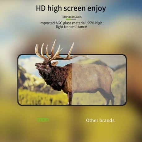 Защитное стекло MOFI 9H 3D Full Screen на Samsung Galaxy S23 5G - черное