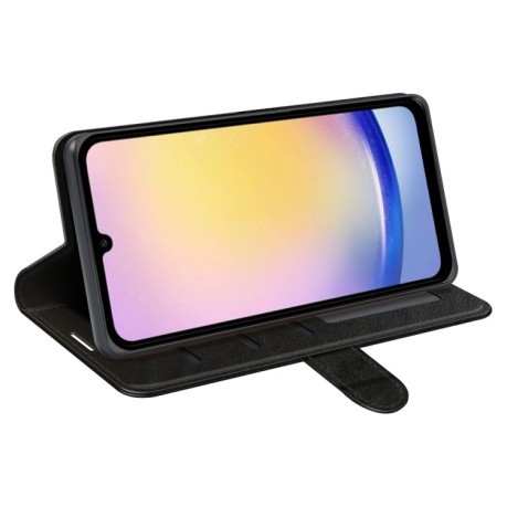 Чохол-книжка R64 Texture Horizontal Flip Leather для Samsung Galaxy A26 - чорний
