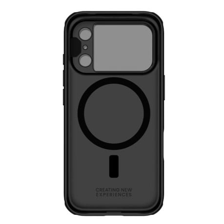 Чохол NILLKIN CamShield Prop Texture Transparent Mirror Cover MagSafe на iPhone 17 Pro - чорний