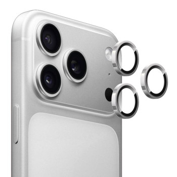 Захисне скло на камеру ENKAY AR Anti-reflection Camera Lens на iPhone 18 Pro Max — сріблясте