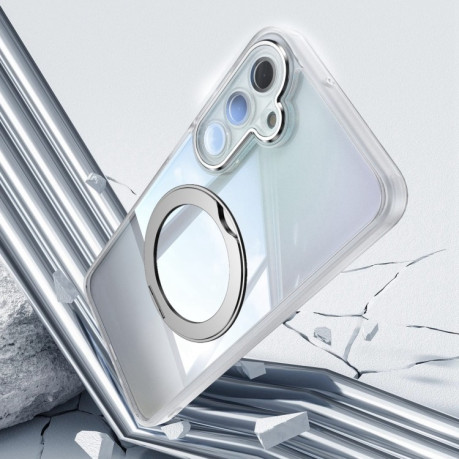 Противоударный чехол MagSafe Acrylic Hybrid для Samsung Galaxy A16 5G - белый