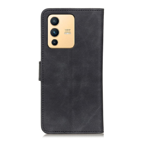 Чехол-книжка KHAZNEH Cowhide Texture на Vivo S12 / V23 5G - черный