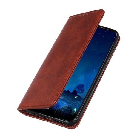Чохол-книжка Magnetic Retro Crazy Horse Texture Samsung Galaxy A73 5G - коричневий