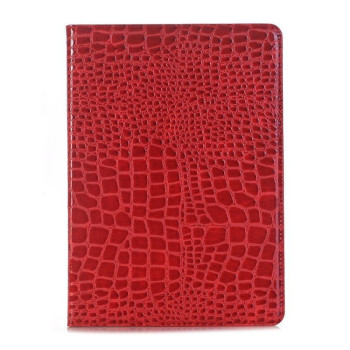 Кожаный Чехол Crocodile красный для iPad 9.7 2017/2018/ Air/ Air 2/ Pro 9.7