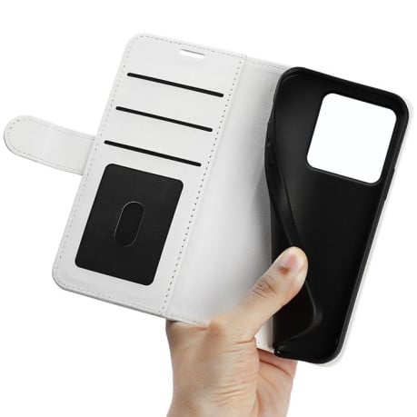 Чехол-книжка R64 Texture Single на Xiaomi 15T - белый
