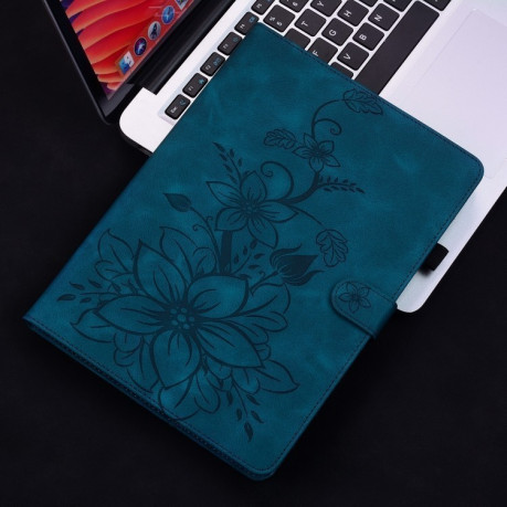 Чехол-книжка Lily Embossed Leather для Xiaomi Pad 7/Pad 7 Pro - синий