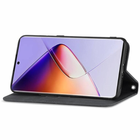 Чехол-книжка Retro Skin Feel Business Magnetic для Infinix Note 40 Pro  4G - черный