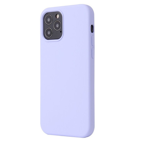 Силиконовый чехол Solid Color Liquid на iPhone 13 mini - светло-фиолетовый