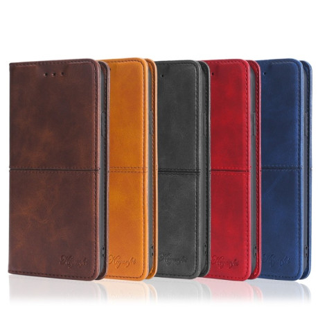 Чохол-книжка Cow Texture Magnetic для Xiaomi Redmi Poco C55/Redmi 12C/11A - світло-коричневий