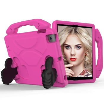 Протиударний чохол EVA Flat Anti Falling на iPad 4/3/2 - пурпурно-червоний