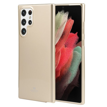Противоударный чехол MERCURY GOOSPERY PEARL JELLY для Samsung Galaxy S22 Ultra 5G - золотой