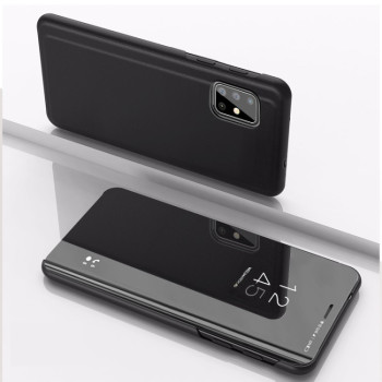 Чехол книжка Clear View на Samsung Galaxy M60S / A81 / Note 10 Lite -черный