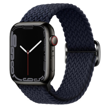 Ремешок Buckle Nylon Braided для Apple Watch 10 46mm/Ultra 49mm / Series 8/7 45mm / 44mm / 42mm - Charcoal