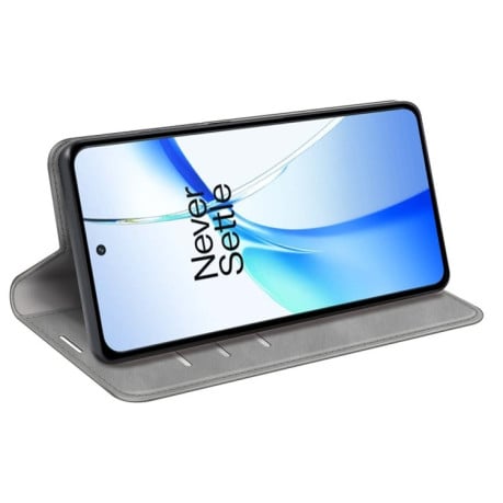 Чохол-книжка Retro Skin Feel Business Magnetic на OnePlus Ace 3V - сірий
