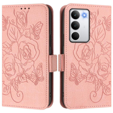 Чохол-книжка Magnetic RFID Anti-theft Leather для Realme C71 4G Global - рожевий