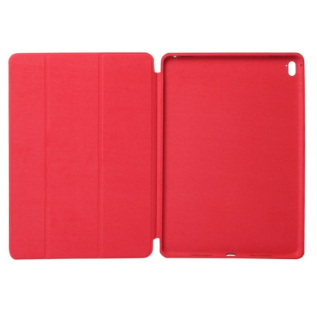 Шкіряний чохол-книжка Solid Color на iPad Pro 9.7 - червоний