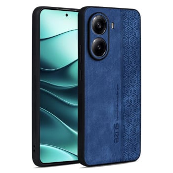 Чехол AZNS с 3D-тиснением и мягким покрытием Skin Feel на Xiaomi Poco X7 Pro - синий