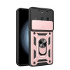 Протиударний чохол Camera Sliding для Realme 11 Pro 5G/11 Pro+ - рожеве золото