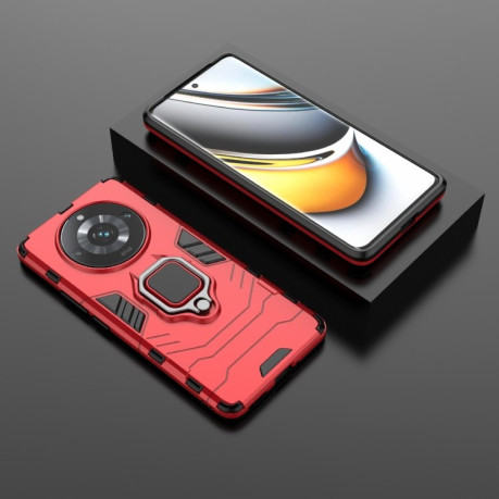 Протиударний чохол Magnetic Ring Holder на Realme 11 Pro/11 Pro+ - червоний
