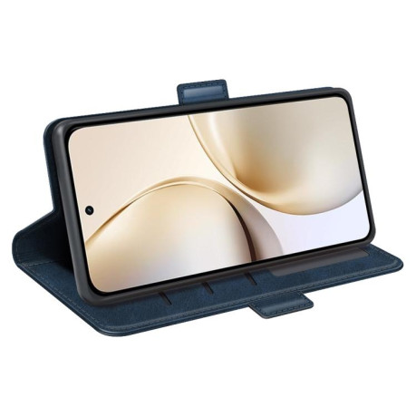 Чохол-книжка Dual-side Magnetic Buckle для Realme 14 Pro+ - синій