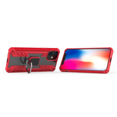 Противоударный чехол Iron Warrior на iPhone 12 Mini - красный