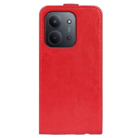 Флип-чехол R64 Texture Single на Xiaomi Redmi 15C 5G / 4G EU 173mm - красный