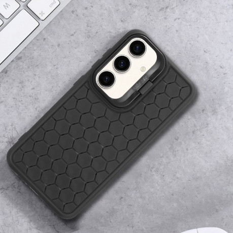 Противоударный чехол Honeycomb Radiating Holder TPU для Samsung Galaxy A35 5G - черный