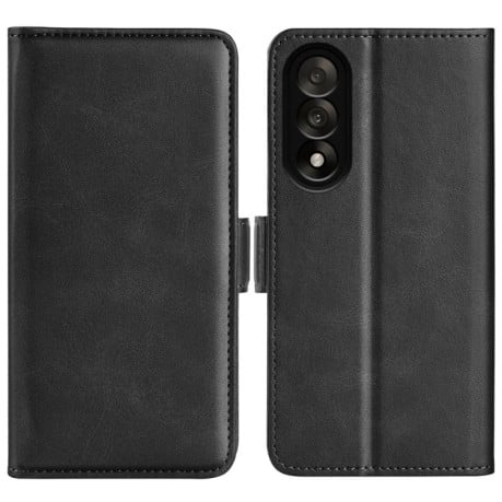 Чехол-книжка Dual-side Magnetic Buckle для OnePlus Nord 5 / Ace 5 Ultra - черный