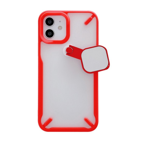 Противоударный чехол Lens Cover для iPhone 11 Pro Max - красный