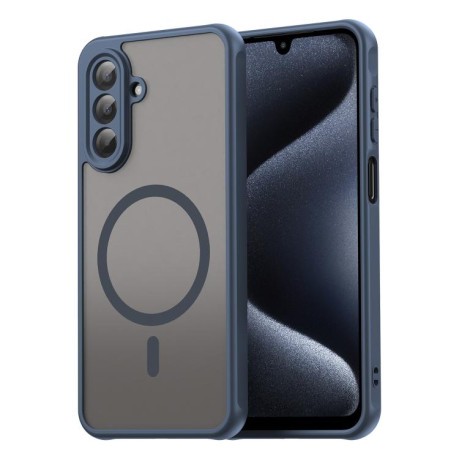 Противоударный чехол Fan Dun Series TPU Hybrid PC Frosted Magsafe для Samsung Galaxy A17 5G - синий
