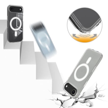 Чохол Clear Case з MagSafe гібрид на iPhone Air - прозорий