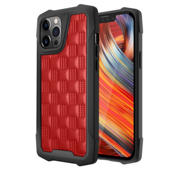 Противоударный чехол 3D Embossed Non-slip для iPhone 13 Pro Max - красный