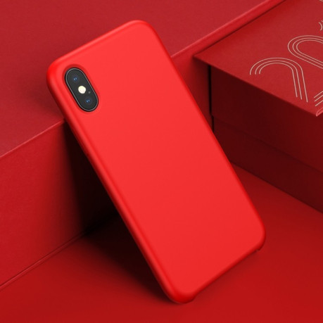 Силиконовый чехол Original LSR Case Baseus на iPhone X/Xs  красный