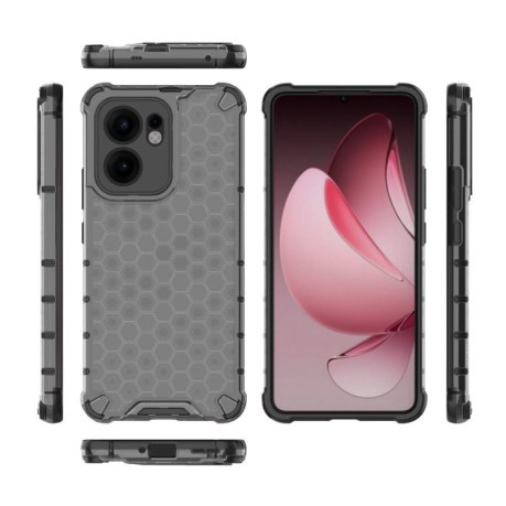 Протиударний чохол Honeycomb на OPPO Reno13 F/Reno13 FS- чорний