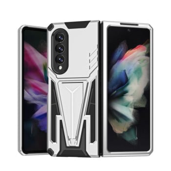 Противоударный чехол Super V Armor для Samsung Galaxy Fold4 5G - серебристый