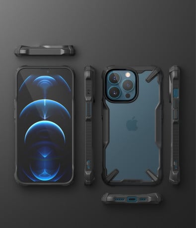 Защитный чехол Ringke Fusion X на iPhone 13 Pro Max - black