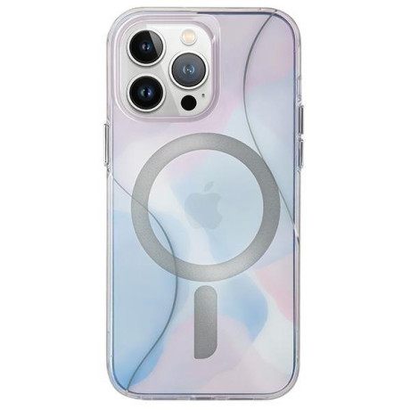Оригинальный чехол Uniq Coehl Palette Magnetic Charging для iPhone 15 Pro - blue/dusk blue
