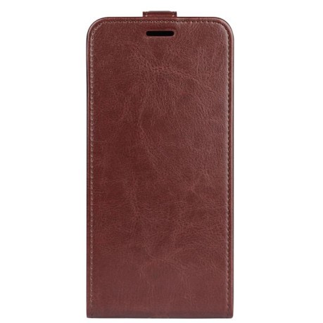 For Redmi Turbo 5 Max / Poco X8 Pro Max R64 Texture Single Vertical Flip Leather Phone Case(Brown)