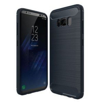 Противоударный чехол Rugged Armor Fiber для Samsung Galaxy S8 / G950-темно-синий