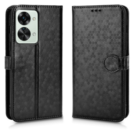 Чехол-книжка Honeycomb Dot для OnePlus Nord 2T 5G - черный