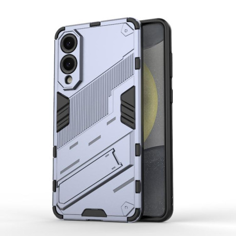 Противоударный чехол Punk Armor для Samsung Galaxy S25 Edge 5G - серый