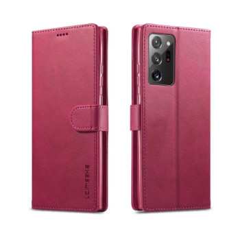 Чехол книжка LC.IMEEKE Calf Texture на Samsung Galaxy Note 20 Ultra - красный
