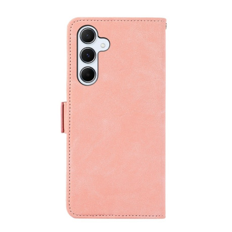 Чохол-книжка ABEEL Color Block Magnetic RFID Leather для Samsung Galaxy A56 5G - рожевий