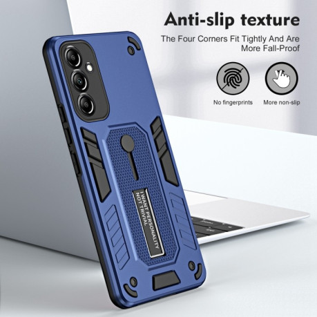 Протиударний чохол Variety Brave Armor Finger Loop Holder для Samsung Galaxy M14 5G - синій