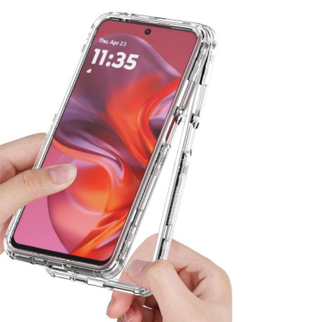 Прозрачный противоударный чехол Acrylic на Motorola Moto G05 / G15 / E15