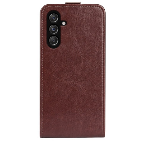 Флип-чехол R64 Texture Single на Samsung Galaxy M34 - коричневый