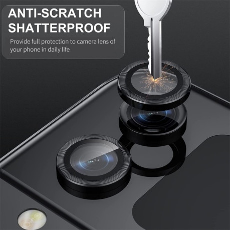 Защитное стекло на камеру ENKAY Aluminium для Samsung Galaxy Flip 5 - разноцветное