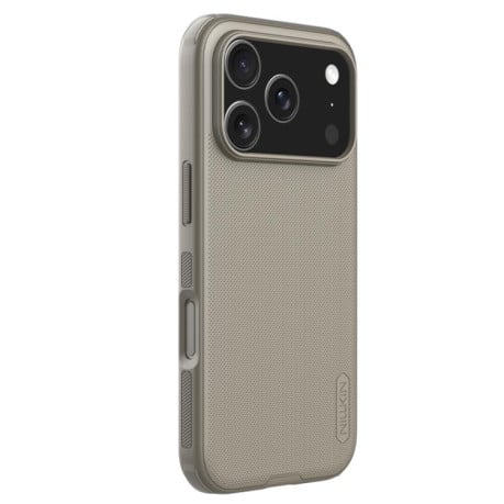 Чехол NILLKIN Frosted Shield Pro гибрид с матовым покрытием на iPhone 17 Pro Max - золотой